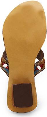 Indiangiftemporium Women Maroon Heels