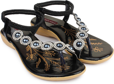 

Moonwalk Women Black Flats