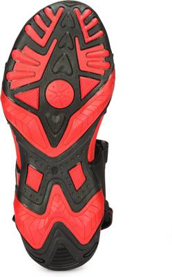 Corpus Men Black::Red Sandals