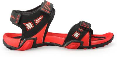 Corpus Men Black::Red Sandals