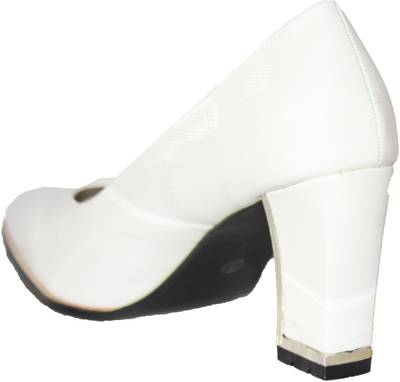 Spunk Women White Heels