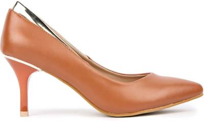Spunk Women Tan Heels