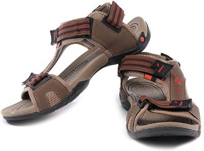 Sparx Men Black Sandals