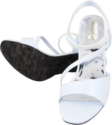 Sapyork Women White Heels