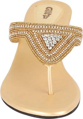 Glitz Women Gold Heels
