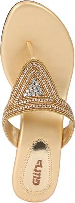 Glitz Women Gold Heels