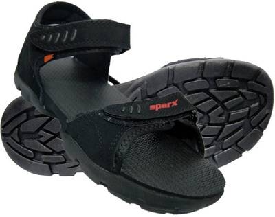 Sparx Men Black Sandals
