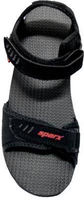 Sparx Men Black Sandals