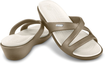

Crocs Women Brown Wedges