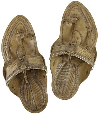 eKolhapuri Men Yellow Sandals
