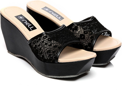 

Nell Women Black Wedges