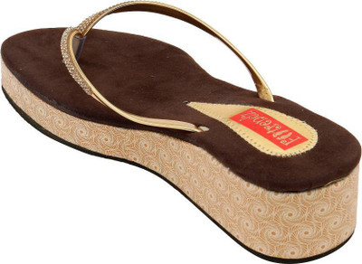 

Footrendz Women Brown Wedges