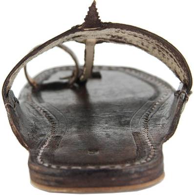 eKolhapuri Men Dark Brown Sandals
