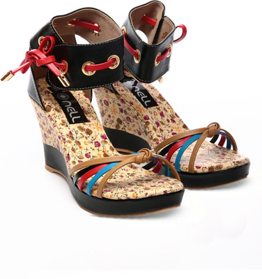 

Nell Women Black Wedges