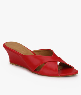 

Addons Women Red Wedges