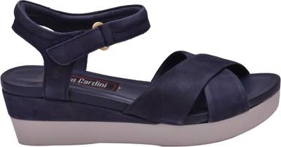 Enzo Cardini Women BLUE Heels