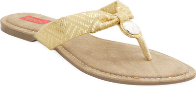 Footrendz Women Gold Flats