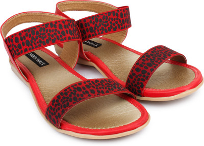 

Moonwalk Women Red Flats