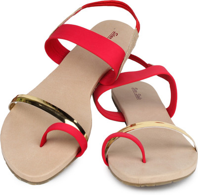 

Star Style Women Red Flats