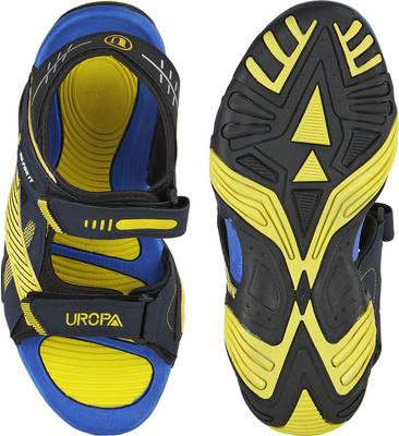 Cozy Men Classy Blue::Fab Yellow Sandals