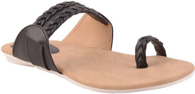

Adorn Girls Flats(Black