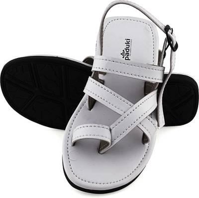Paduki Men White Sandals
