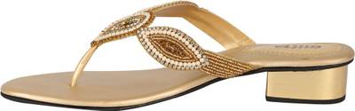 Glitz Women Gold Heels