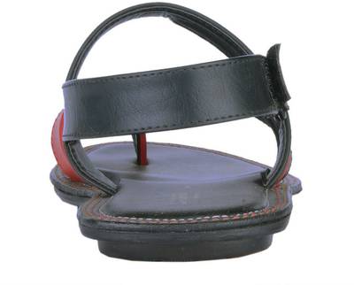 Khadim's Men Black Sandals