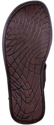Khadim's Men Black Sandals