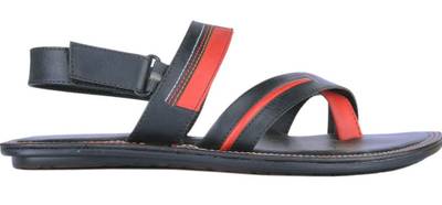 Khadim's Men Black Sandals