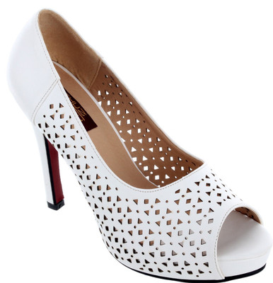

Shuz Touch Women WHITE Heels