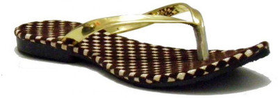 

Indirang Women Gold Flats