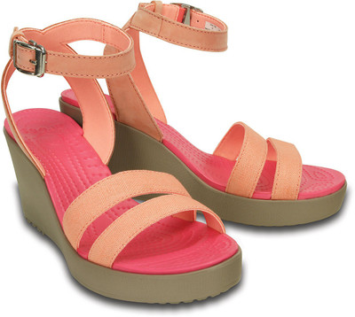 

Crocs Women Orange Wedges