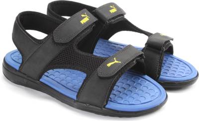 Puma Men black/ulltramarine/blazing yellow Sandals