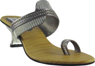 Faith Women Gun Metal Heels