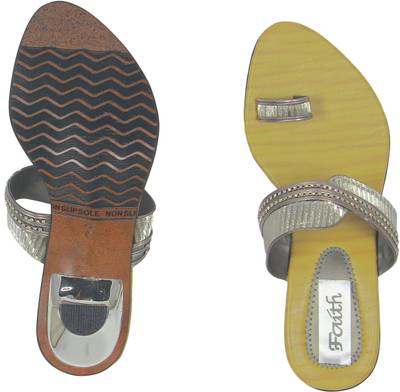 Faith Women Gun Metal Heels