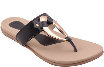 

Adorn Women Black And Beige Flats