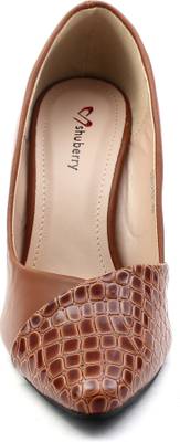 Shuberry Women Tan Heels