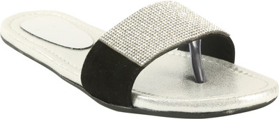 

Zachho Women Black and Silver Flats