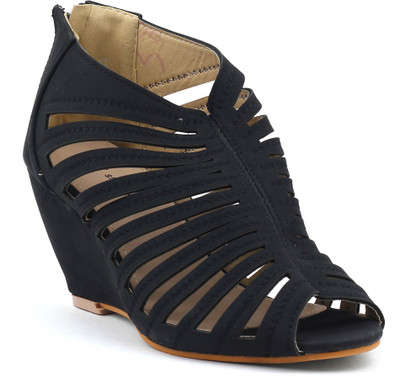 

Shuberry Women Black Wedges