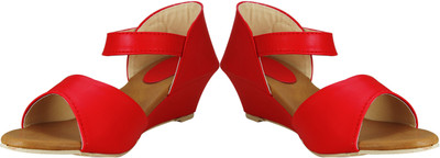 

Rare Women Red Wedges
