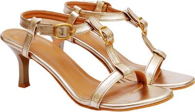 Ilo Women Gold Heels