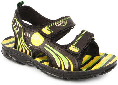 

Footfun by Liberty Boys & Girls Velcro Strappy Sandals(Brown
