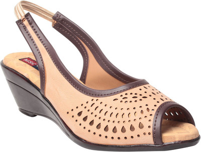 MSC Women Beige Heels