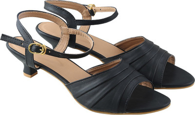 

Go India Store Women BLACK Heels