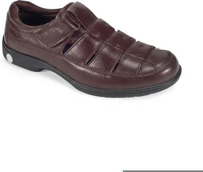 Khadim's Men Black Sandals