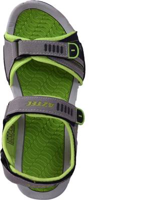 Aztec Men Light Green, Grey Sandals