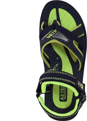 Aztec Men Blue, Green Sandals