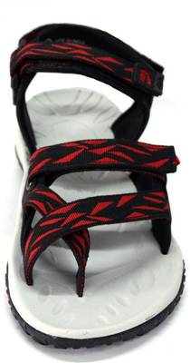 ABS Men BLACK/RED Sandals
