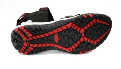 ABS Men BLACK/RED Sandals